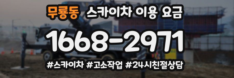 무룡동 스카이차 이용 요금