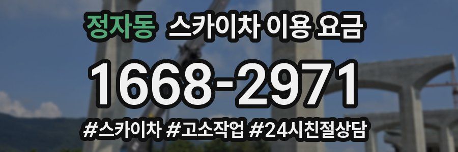 정자동 스카이차 이용 요금