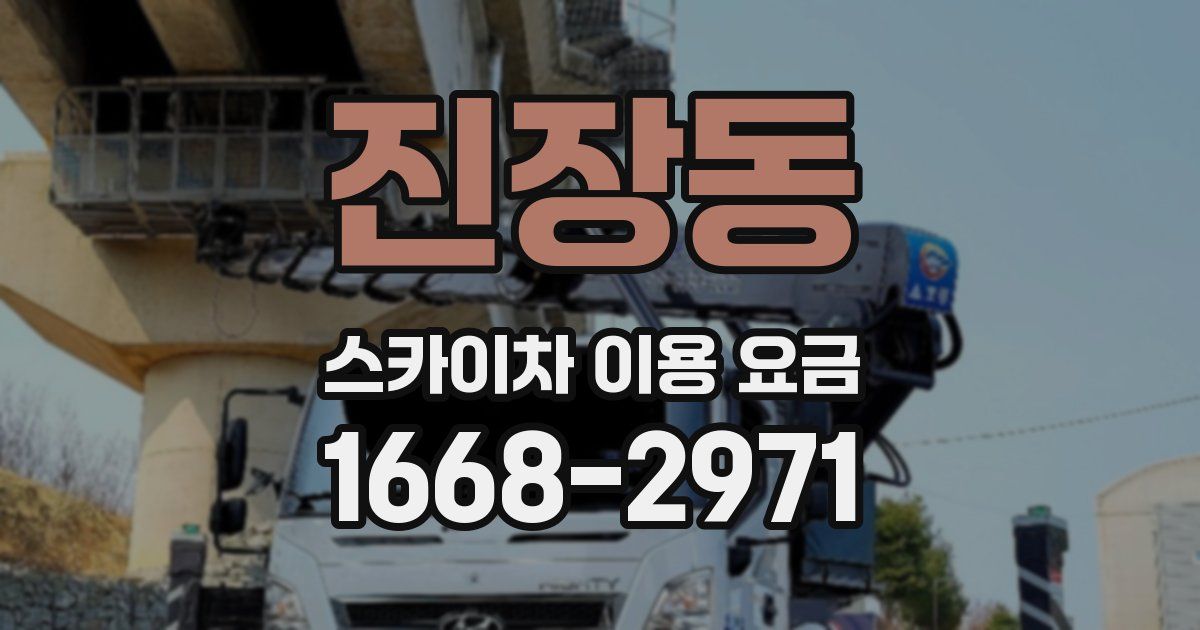 진장동 스카이차 이용 요금
