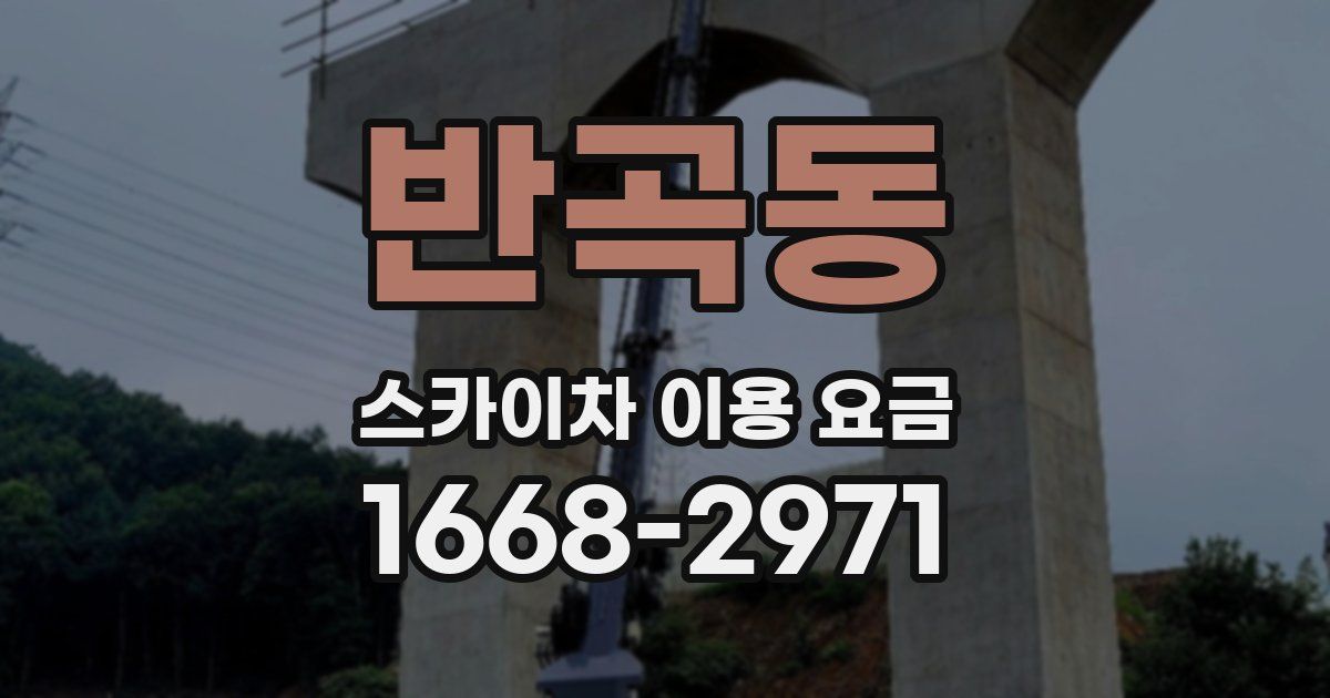 반곡동 스카이차 이용 요금