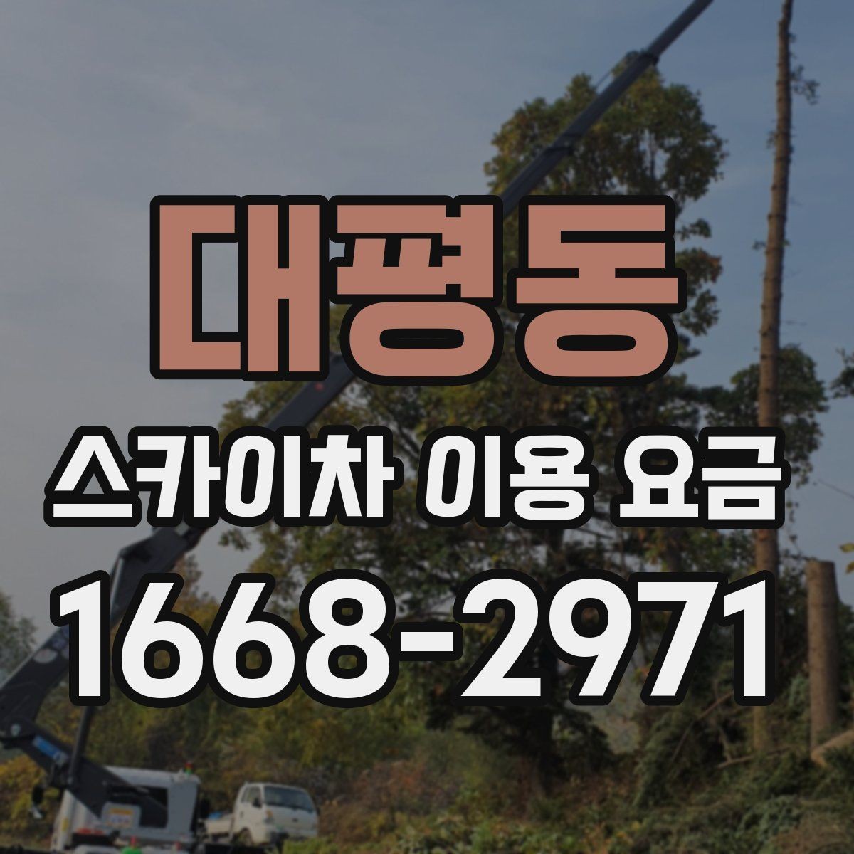 대평동 스카이차 이용 요금 계산에서 빠지기 쉬운 항목