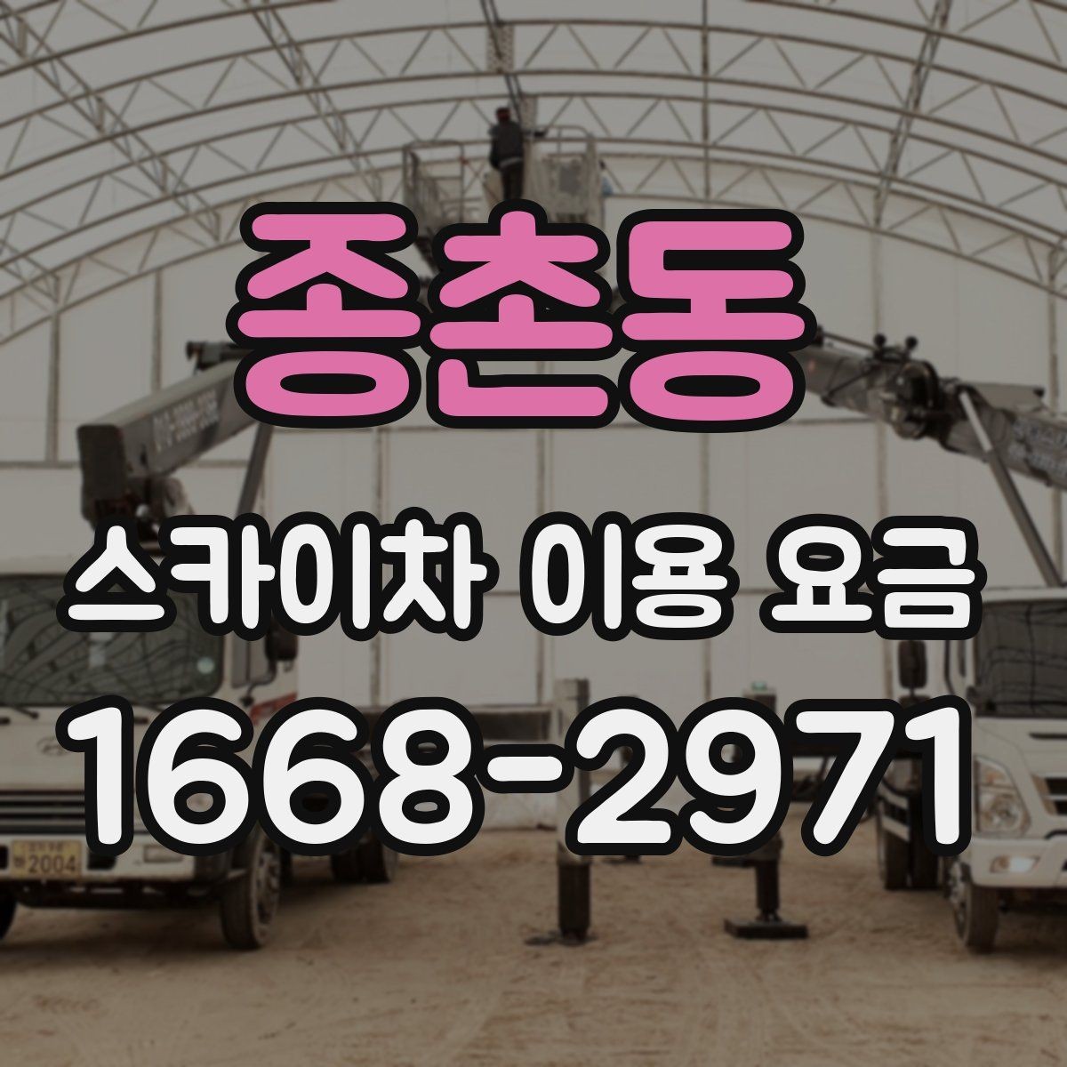 종촌동 스카이차 이용 요금 문의 시 자주 묻는 핵심 질문