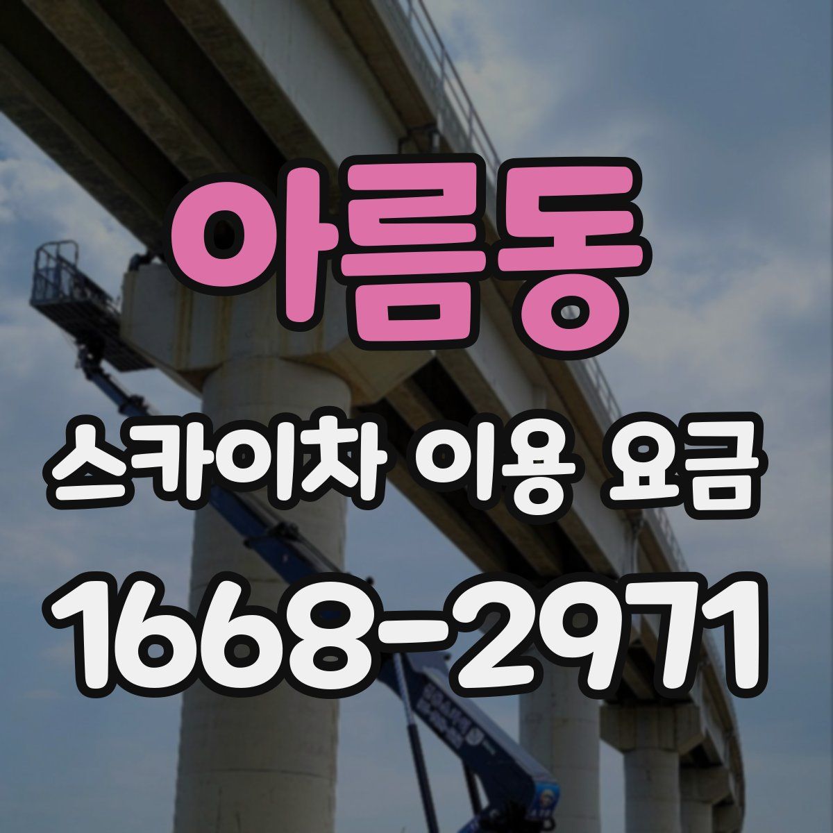 아름동 스카이차 이용 요금