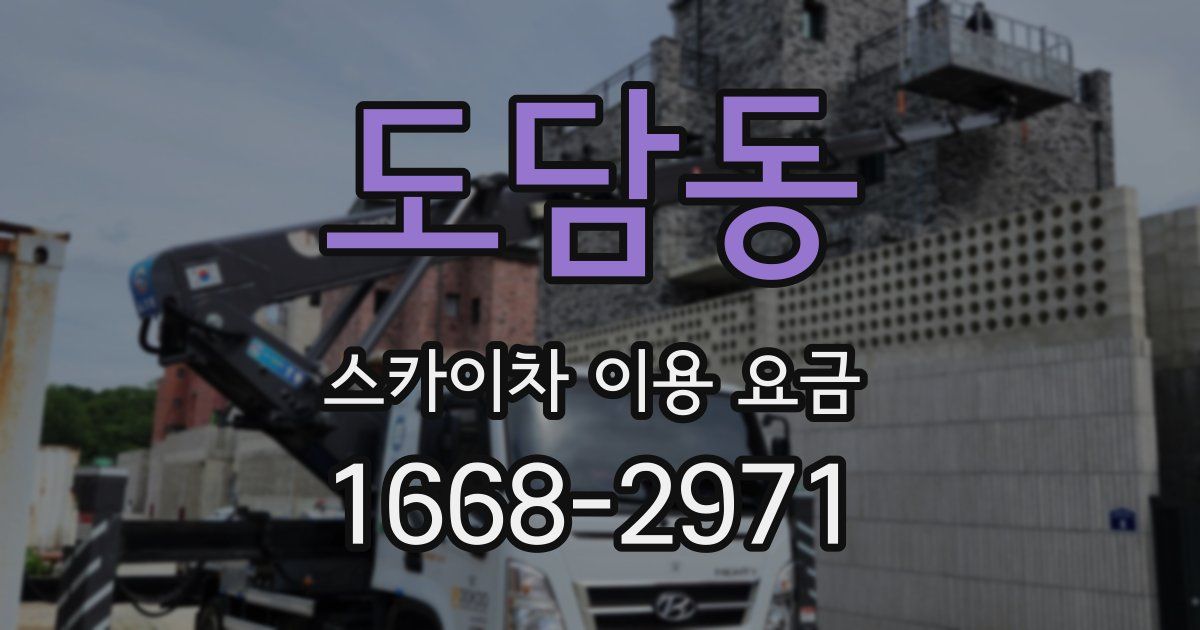 도담동 스카이차 이용 요금