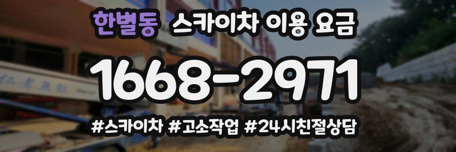 한별동 스카이차 이용 요금
