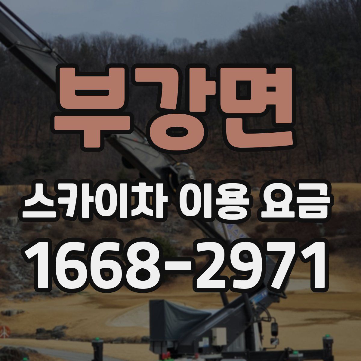 부강면 스카이차 이용 요금