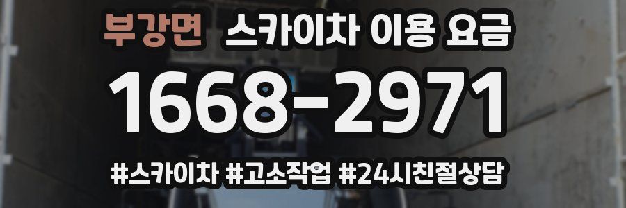 부강면 스카이차 이용 요금