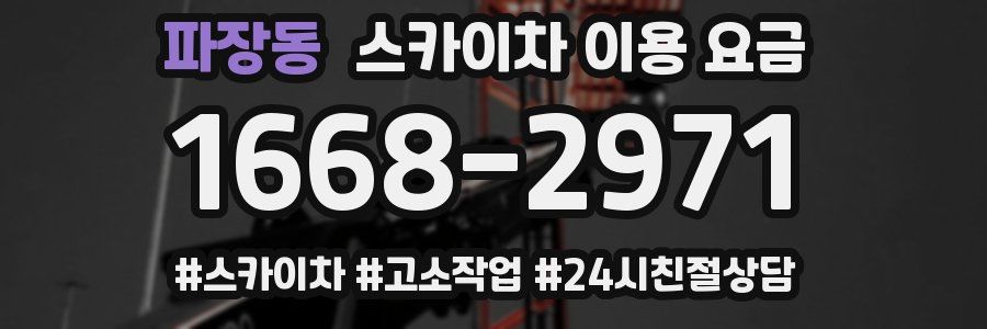 파장동 스카이차 이용 요금