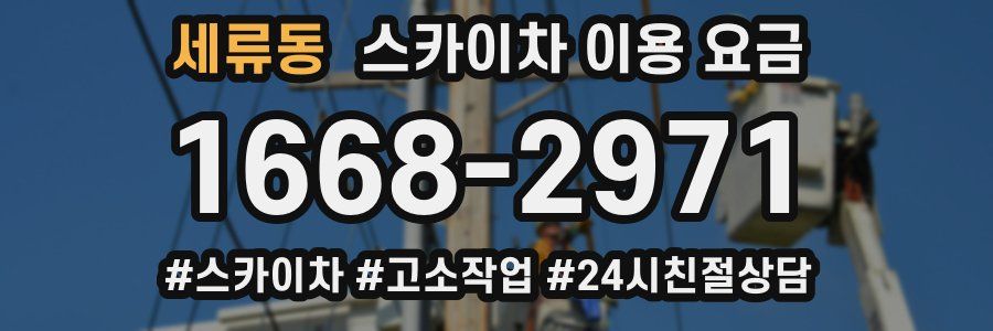 세류동 스카이차 이용 요금
