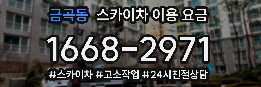 금곡동 스카이차 이용 요금