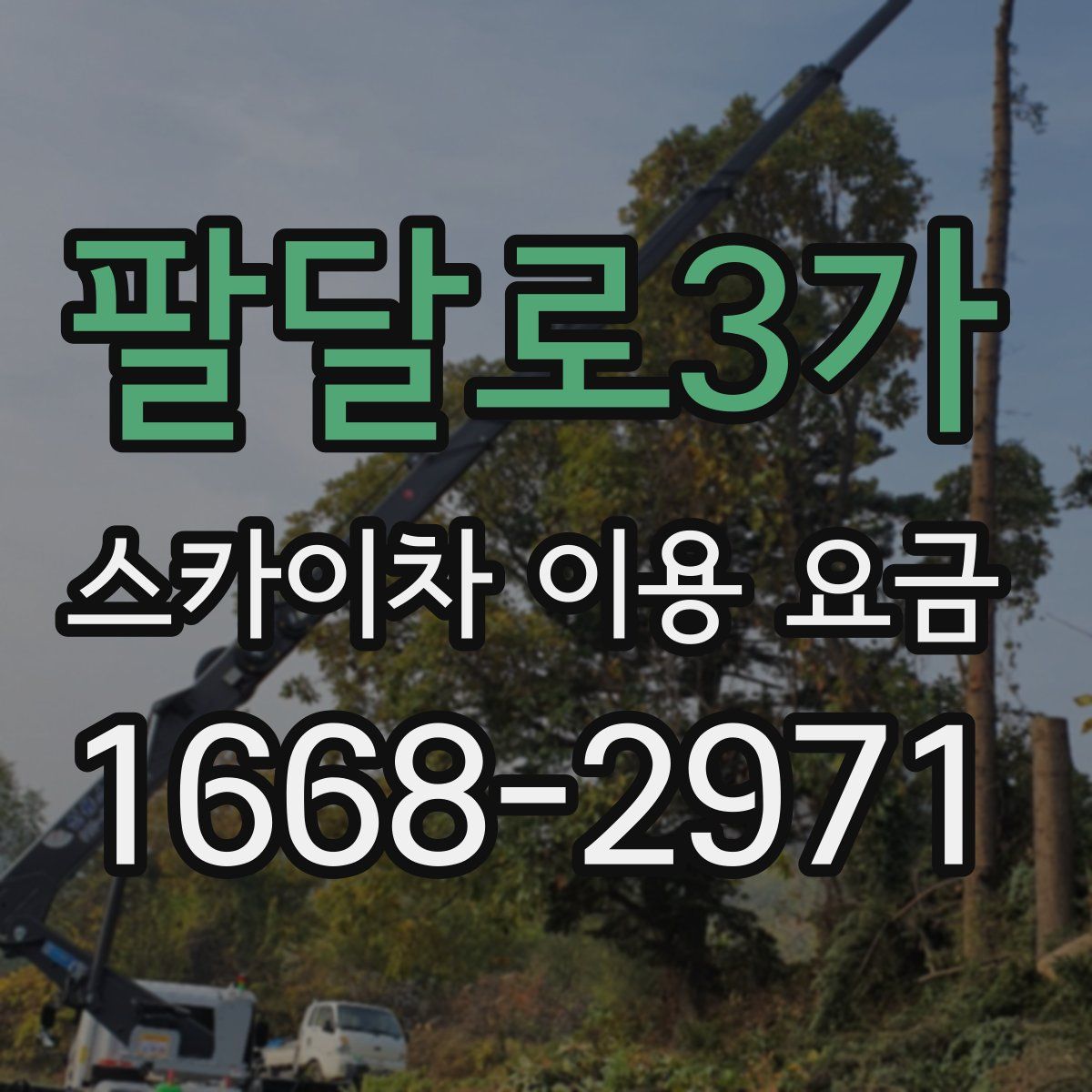 팔달로3가 스카이차 이용 요금