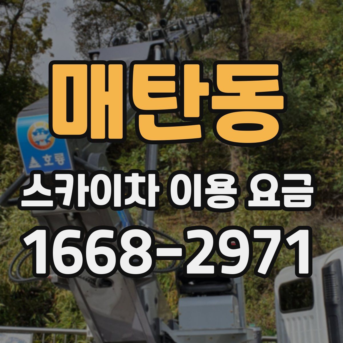 매탄동 스카이차 이용 요금