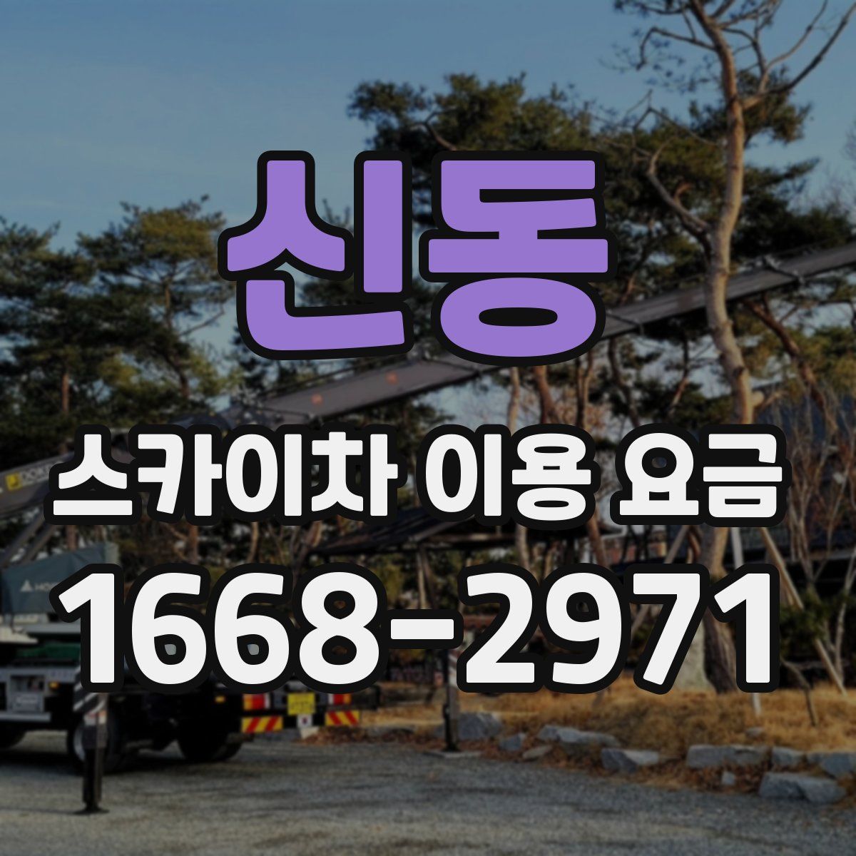 신동 스카이차 이용 요금
