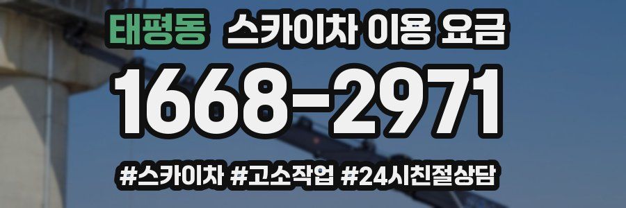 태평동 스카이차 이용 요금