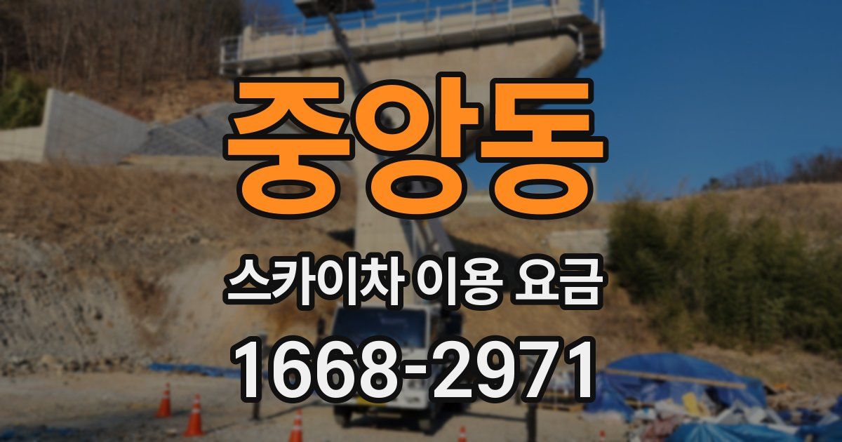 중앙동 스카이차 이용 요금