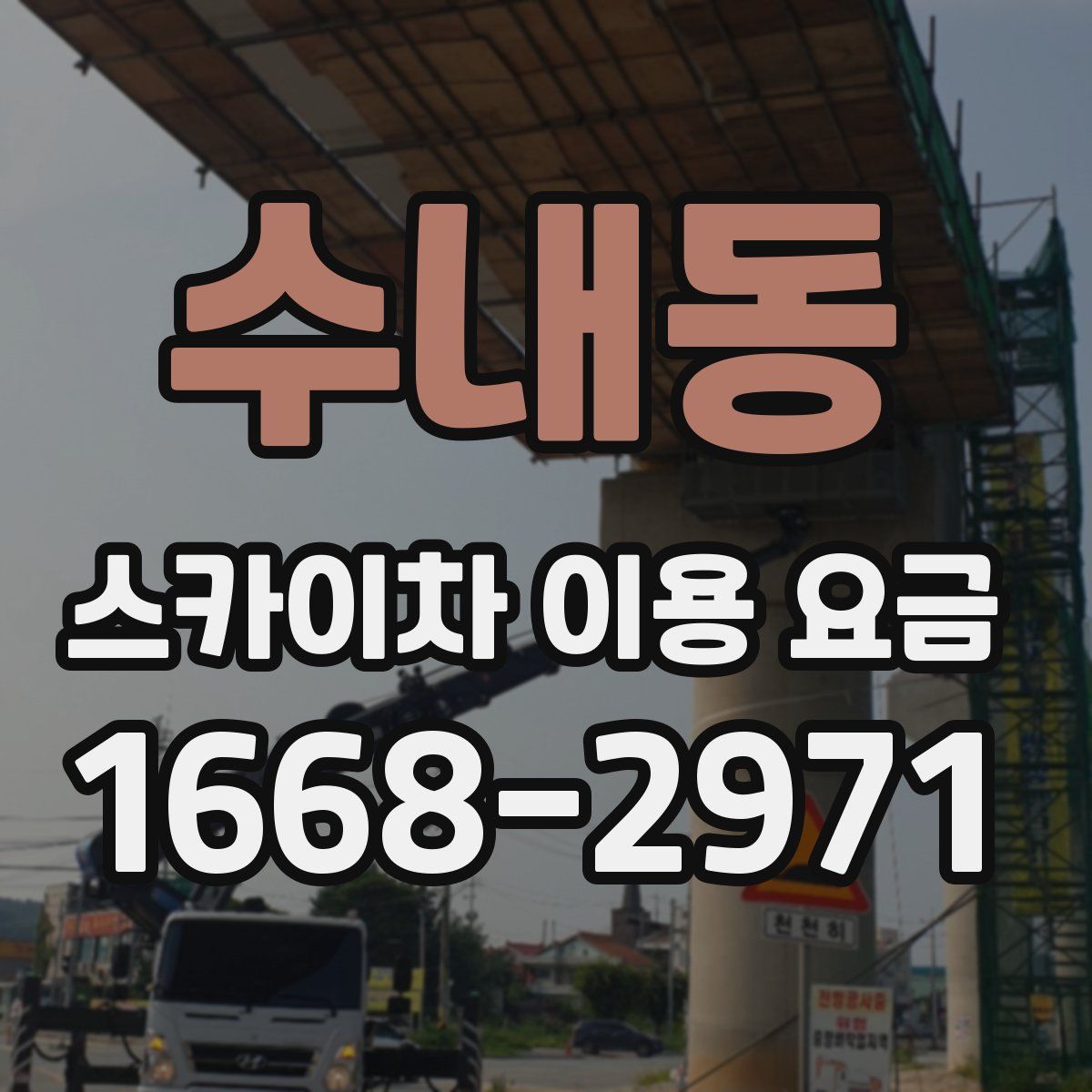 수내동 스카이차 이용 요금