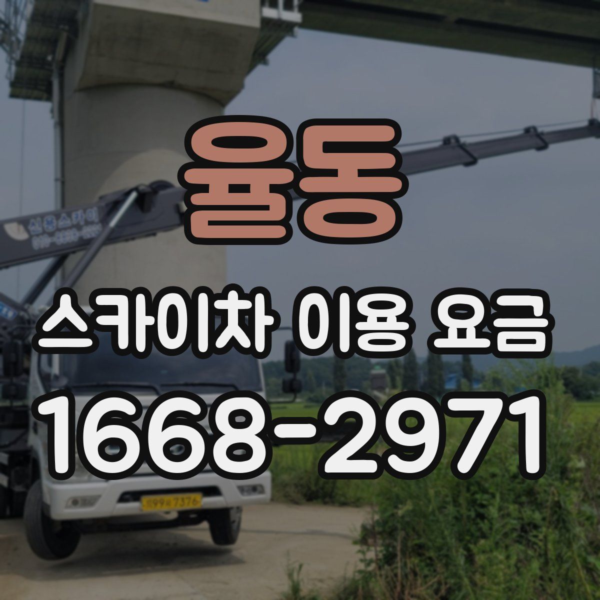 율동 스카이차 이용 요금