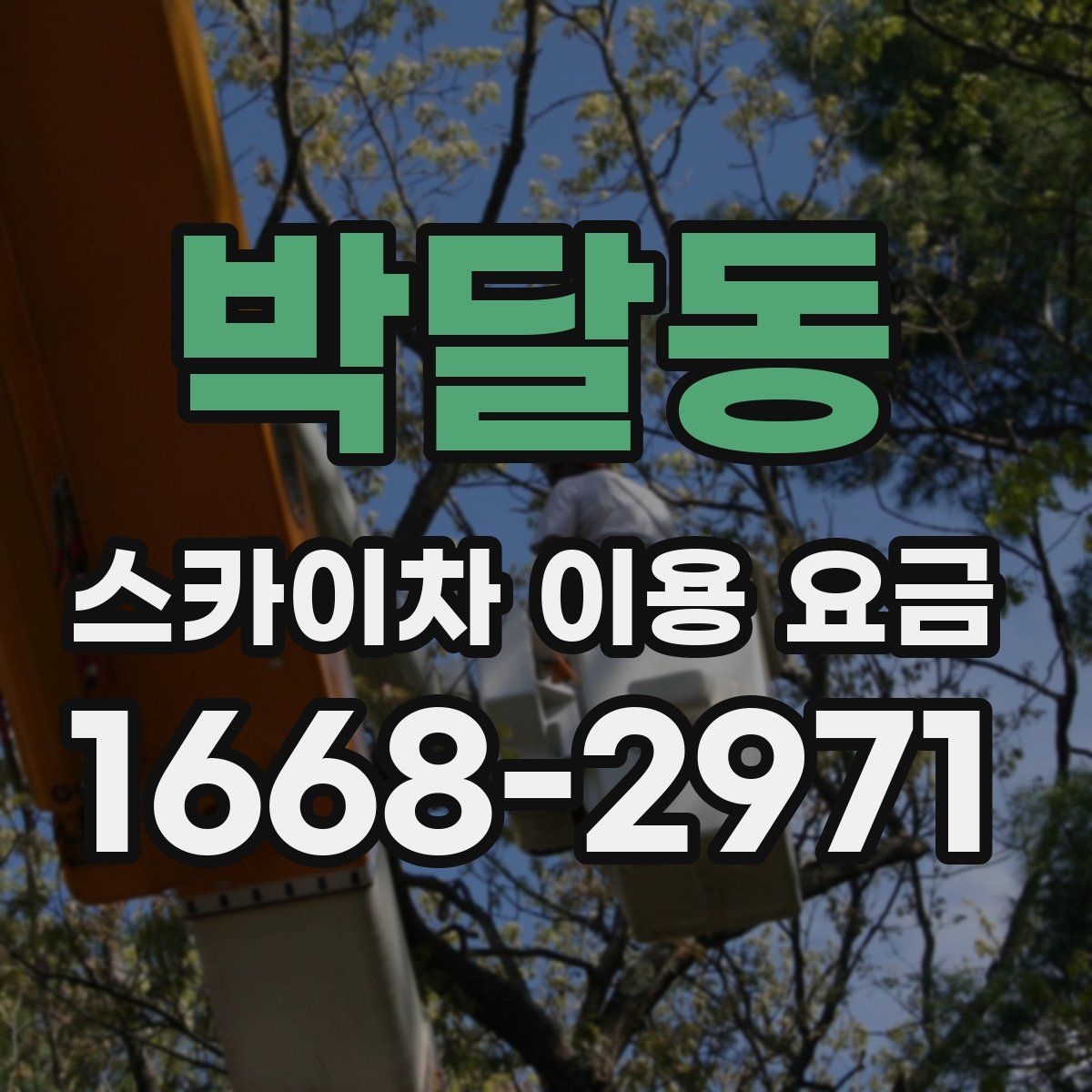 박달동 스카이차 이용 요금