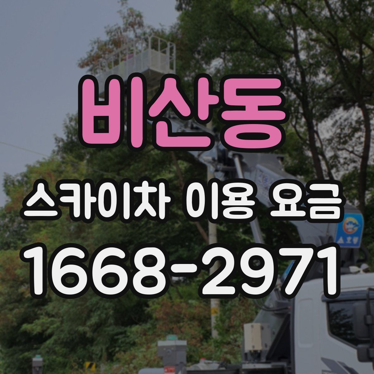 비산동 스카이차 이용 요금