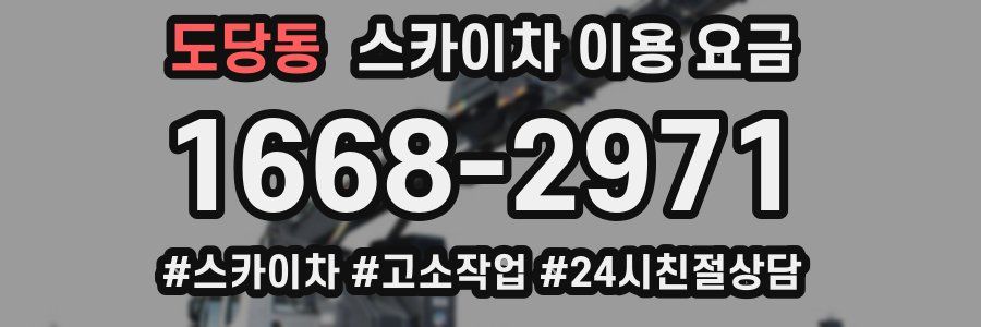 도당동 스카이차 이용 요금
