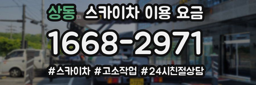 상동 스카이차 이용 요금