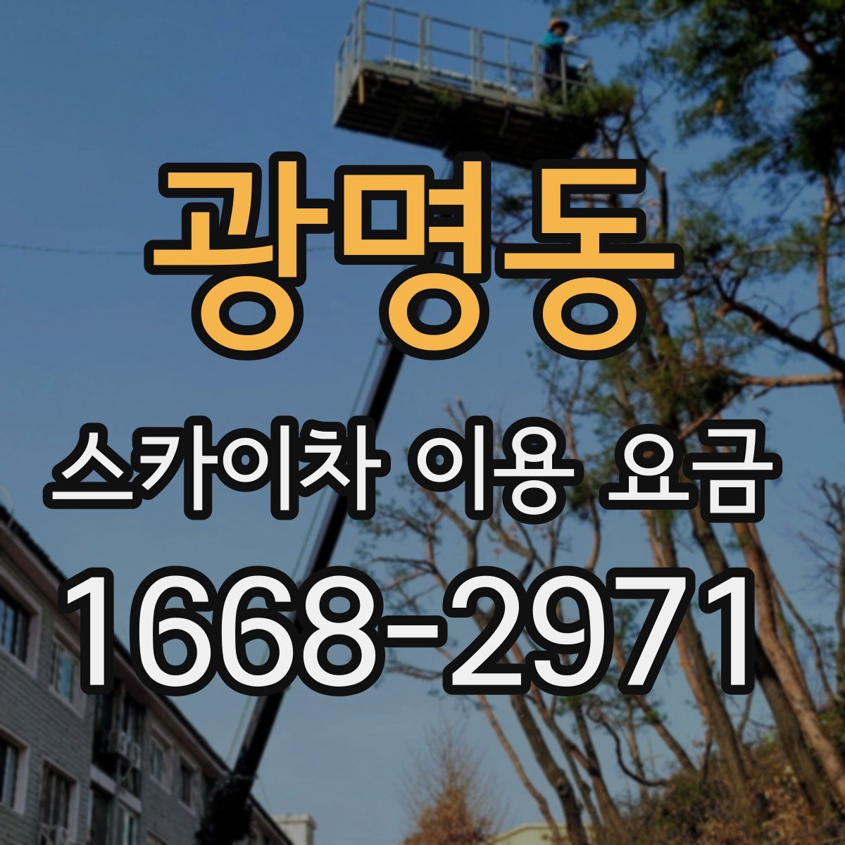 광명동 스카이차 이용 요금
