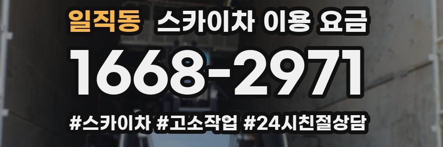 일직동 스카이차 이용 요금