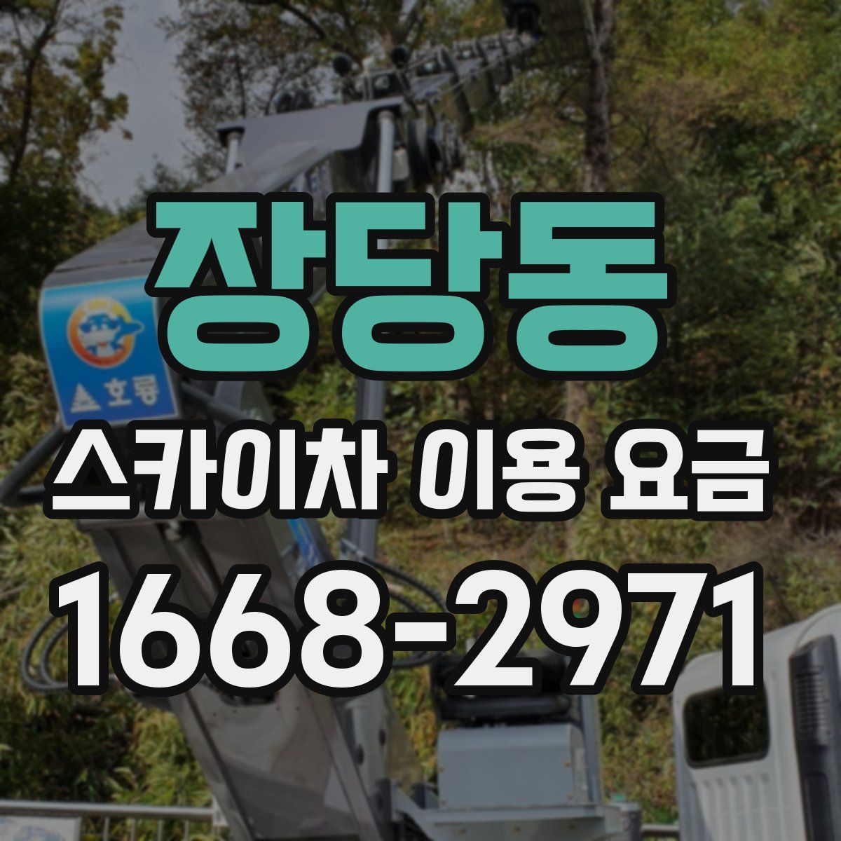 장당동 스카이차 이용 요금