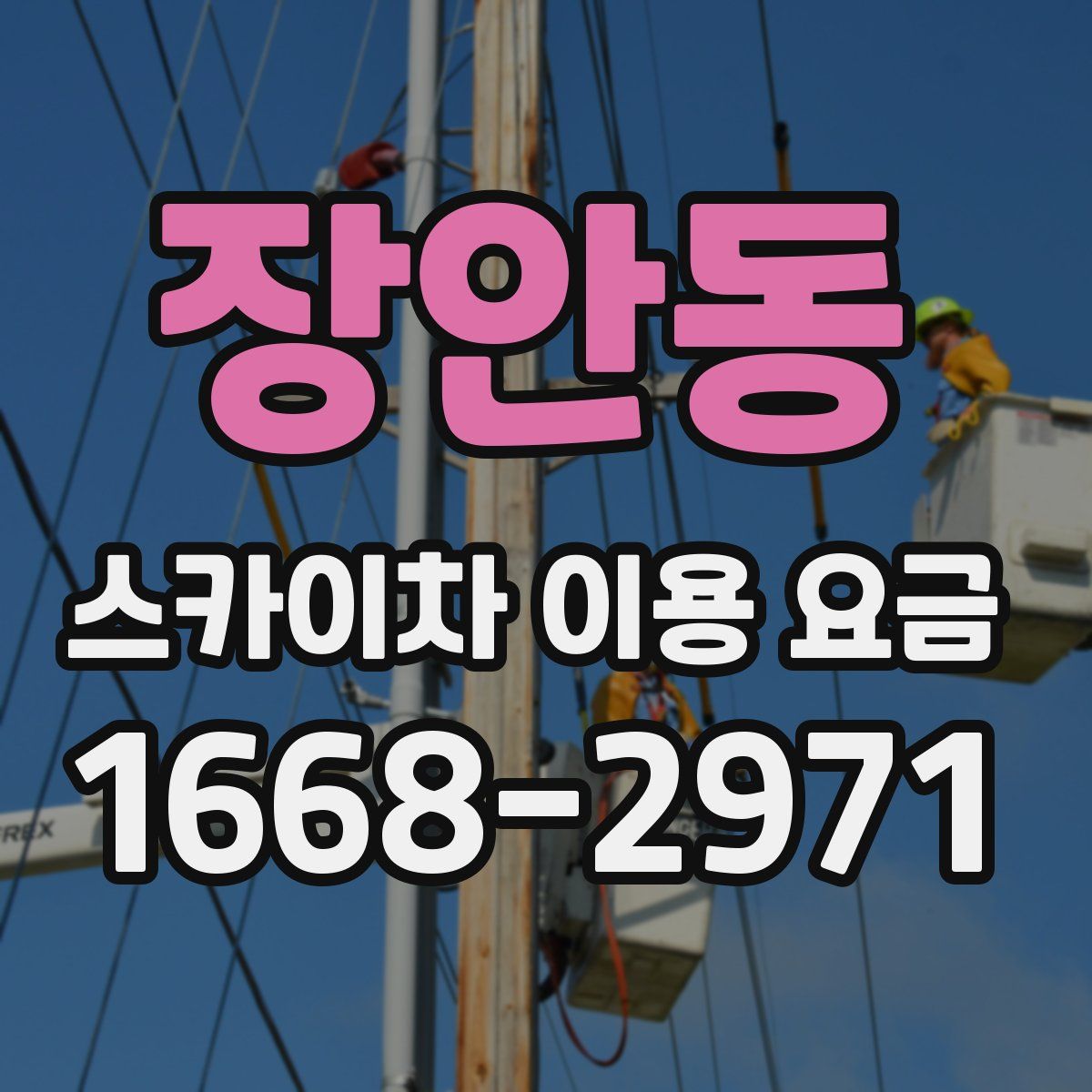 장안동 스카이차 이용 요금