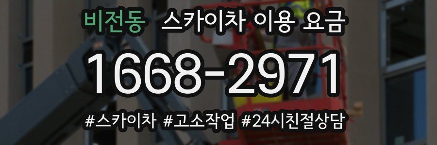 비전동 스카이차 이용 요금