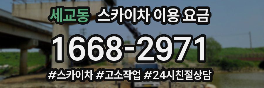 세교동 스카이차 이용 요금