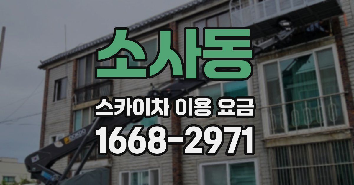 소사동 스카이차 이용 요금