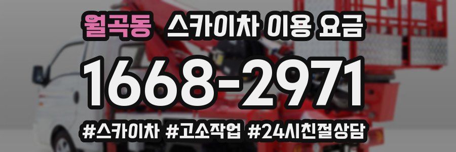 월곡동 스카이차 이용 요금