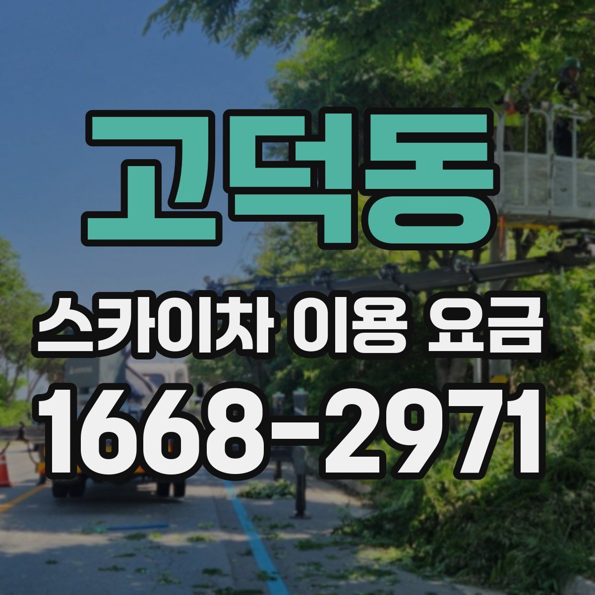 고덕동 스카이차 이용 요금