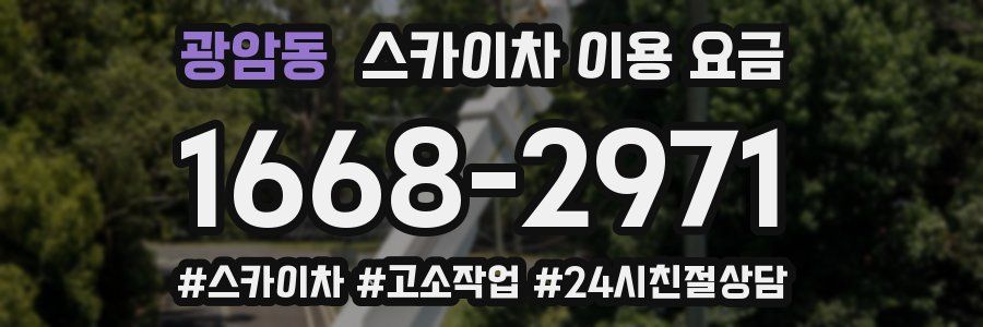 광암동 스카이차 이용 요금