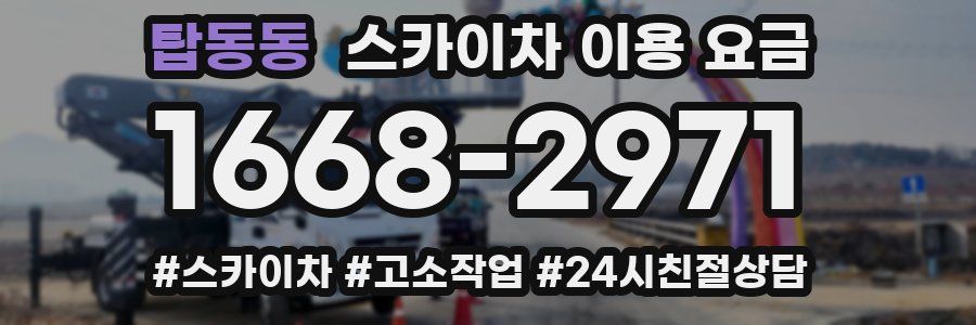탑동동 스카이차 이용 요금