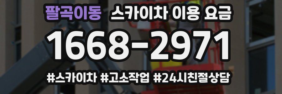 팔곡이동 스카이차 이용 요금