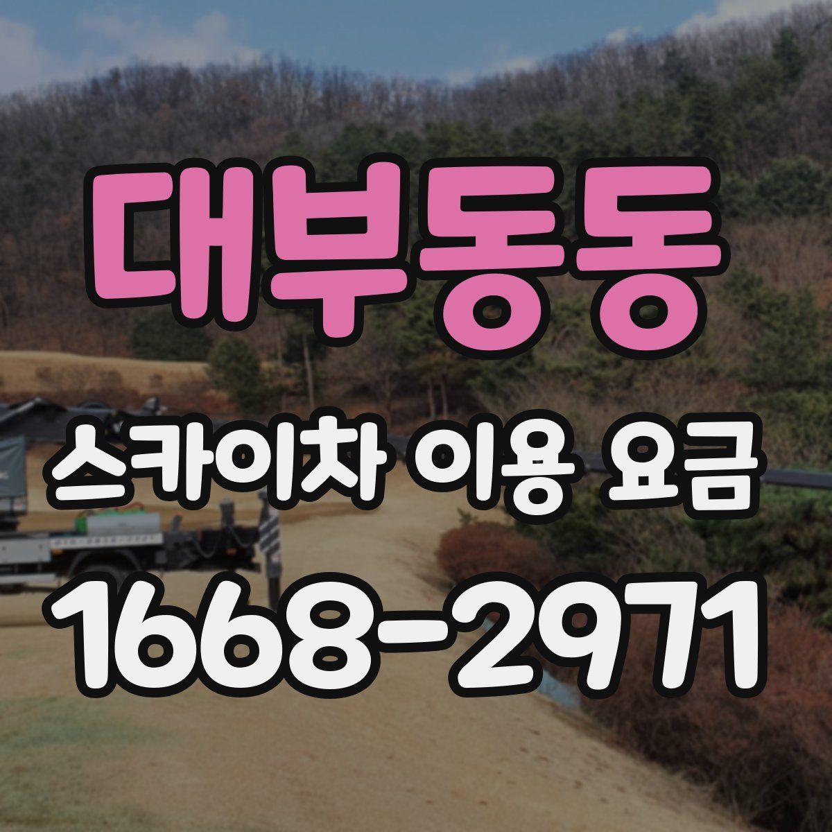 대부동동 스카이차 이용 요금