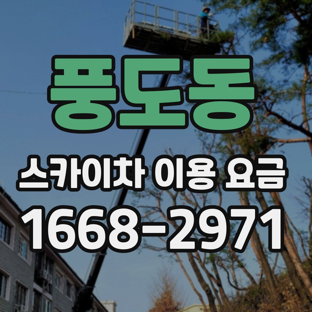 풍도동 스카이차 이용 요금
