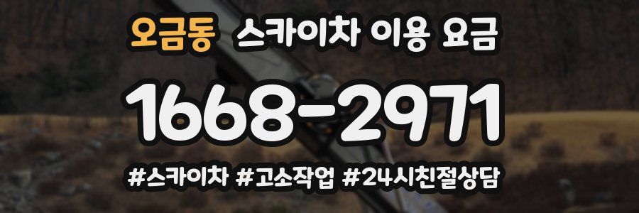 오금동 스카이차 이용 요금