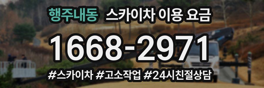 행주내동 스카이차 이용 요금