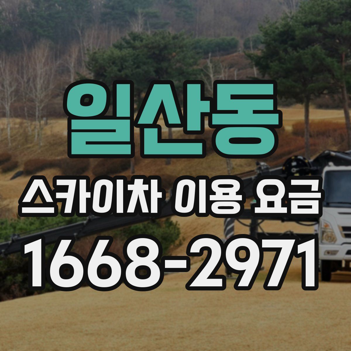 일산동 스카이차 이용 요금