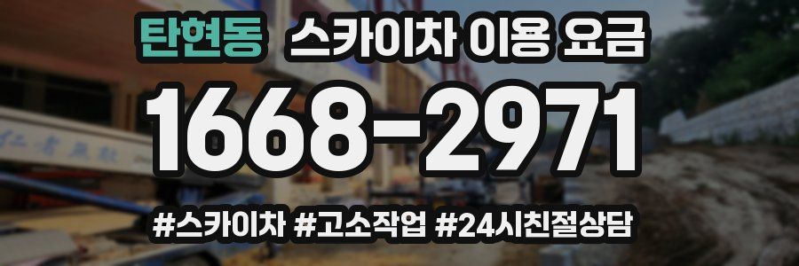 탄현동 스카이차 이용 요금