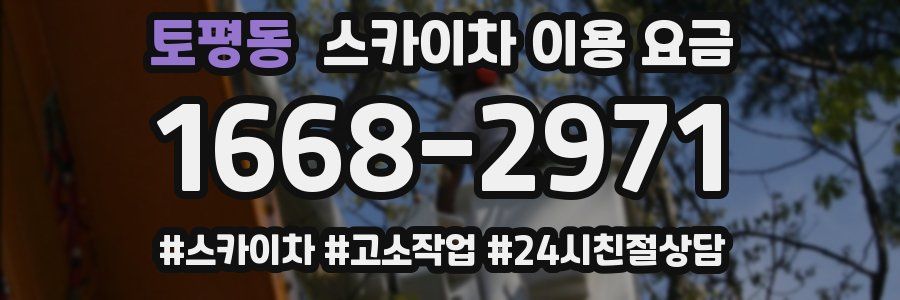 토평동 스카이차 이용 요금