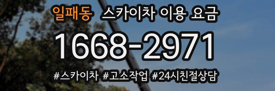 일패동 스카이차 이용 요금