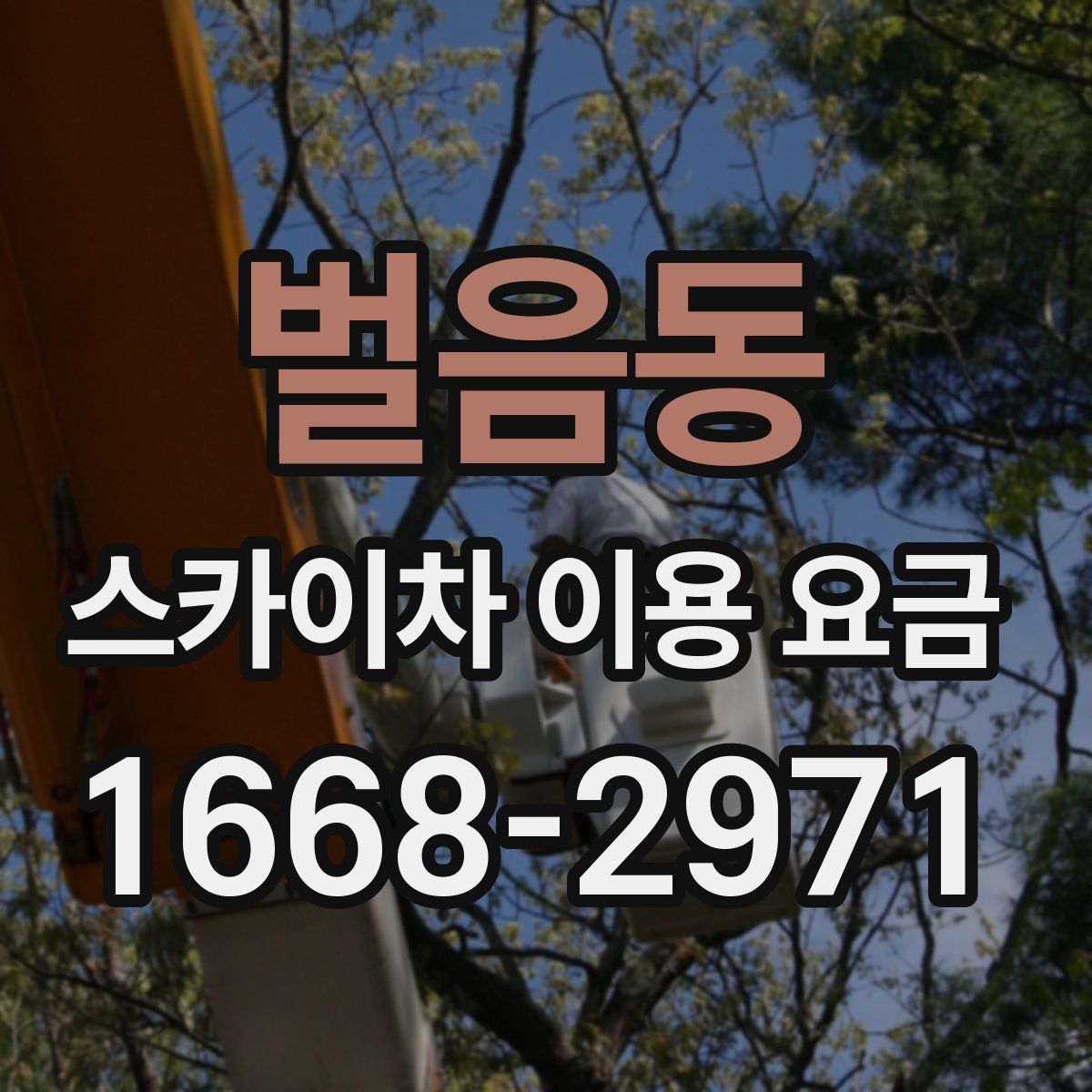 벌음동 스카이차 이용 요금