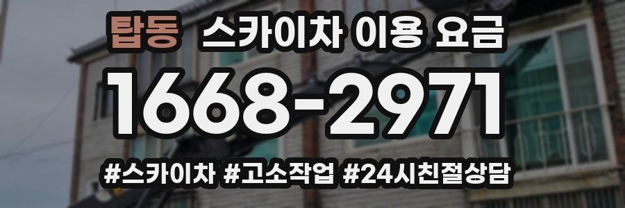 탑동 스카이차 이용 요금