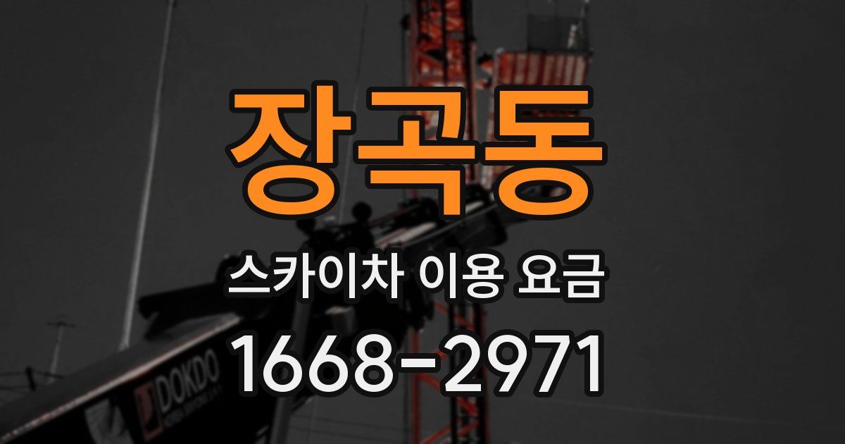 장곡동 스카이차 이용 요금