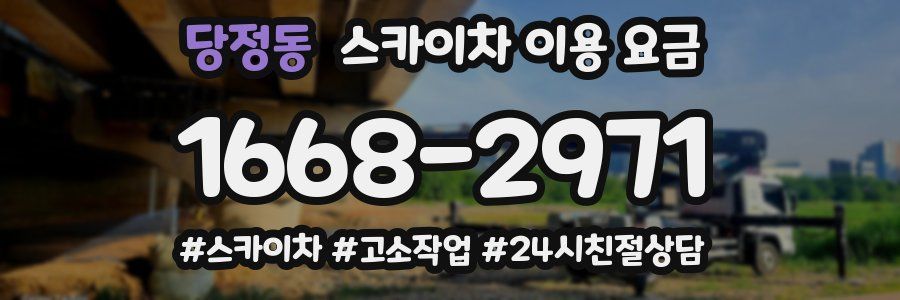 당정동 스카이차 이용 요금