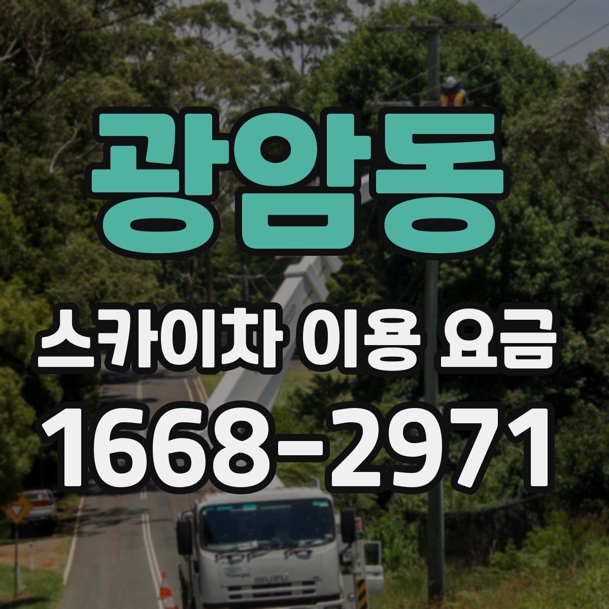 광암동 스카이차 이용 요금